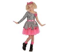 Smiffys L.O.L Surprise!™ Deluxe Diva Girls Costume, Leopard Print Skirt & Pink Sequin Bow, Official L.O.L Surprise!™ License Dress & Headband, Perfect Fancy Dress Outfit for Girls