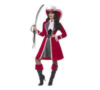 Smiffys Lady Pirate Captain Women's Fancy Dress Costume