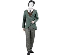 Smiffys Corpse Bride Victor Van Dort Groom Costume for Adults, Jacket with Mock Shirt and Waistcoat, Tie and Trousers, Officially Licensed, Perfect for Matching Family and Couples Outfits