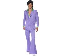Smiffys Lavender 1970s Suit Costume