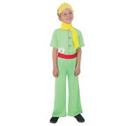 Smiffys Le Petit Prince Kids Costume, All-in-One Outfit with Belt, Felt Headband & Scarf, Official Le Petit Prince License Fancy Dress Party Outfit for Kids with Printed Button Detail