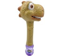 Smiffys LED Light Up Dinosaur Bubble Wand with Bubble Pot, Batteries Included, Leisure Products Fancy Dress, Child Dress Up Jokes & Novelties