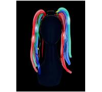 Smiffys LED Light Up Rainbow Spaghetti Headband Batteries Included, Leisure Products Fancy Dress, Child Dress Up Lite-up & glo