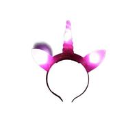 Smiffys LED Light Up Unicorn Head Boppers, Assorted Batteries Included, Leisure Products Fancy Dress, Child Dress Up Jokes & Novelties
