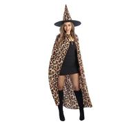 Smiffys Leopard Print Witch Kit, Adult Fancy Dress, One Size