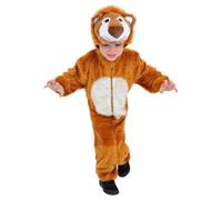 Smiffys Lion Costume in Dark Brown | Size: 4-6 Years Smiffys Dark Brown 4-6 Years