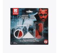 Smiffys Make-Up FX Devil Kit, Aqua-Red & Black