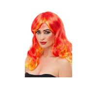 Smiffys Make Up FX Fire Aqua Kit Red Womens