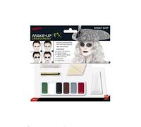 Smiffys Make-Up FX, Ghost Ship Kit, Grease, Black 6 Colour Palette, Cream & Crayon & Applicators, Cosmetics and Disguises Fancy Dress, Cosmetic Dress Up Cosmetics & Disguises.