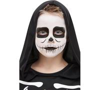 Childrens Skeleton Halloween Make Up Kit Fancy Dress Accessory