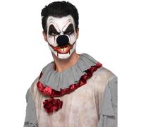 Smiffys Make-Up FX, Killer Clown Kit, Aqua, Multi- Face Paints, Blood, Nose, Teeth & Applicators, Cosmetics and Disguises Fancy Dress, Clown Dress Up Cosmetics & Disguises.