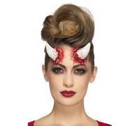 Smiffy's Latex Devil Horn Prosthetic - Special FX with Adhesive - Halloween Fancy Dress