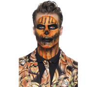 Smiffys Make-Up FX, Orange Liquid Latex Kit, with, Pot & Sponge, Ammonia Free, 59.14ml/2 US fl.oz, Cosmetics and Disguises Fancy Dress, Adult Dress Up Cosmetics & Disguises.