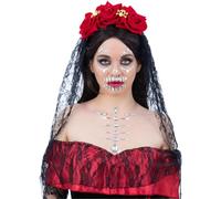Smiffys Make-Up FX, Skull Face & Body Jewels