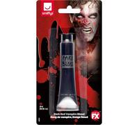 Smiffys Make-Up FX, Vampire Gel Blood, Dark Red, Tube 28ml/1 oz