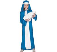 Smiffys Mary Child Costume, Blue, L - Age 10-12 years