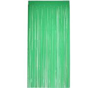 Smiffys Matt Fringe Curtain Backdrop, Green 91x244cm / 36x96in, Party & Carnival Fancy Dress, Party Dress Up Party Goods