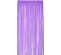 Smiffys Matt Fringe Curtain Backdrop, Purple 91x244cm / 36x96in, Party & Carnival Fancy Dress, Party Dress Up Party Goods