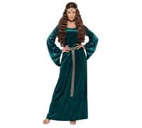 Smiffys Medieval Maid Costume, Dress and Headband, Tales of Old England, Serious