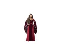 Smiffy's Medieval Queen Deluxe Costume, Red, S - UK Size 08-10