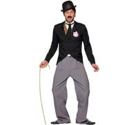 Smiffys Men's 20s Star Costume Set in Black | Size: Medium Smiffys Black M
