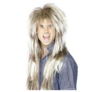 Smiffys Men's 80s Mega Mullet Wig in Ecru Smiffys Ecru