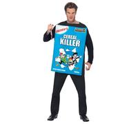 Cereal Killer Costume Mens Funny Halloween Fancy Dress Adult Novelty Outfit