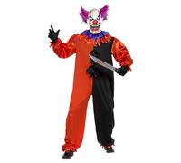 Smiffys Mens Cirque Sinister Scary Bo Bo The Clown Costume Set