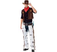 Smiffys Mens Cowboy Costume Set