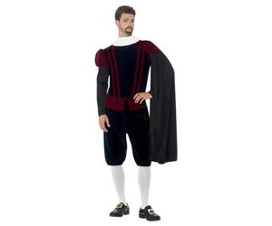 Smiffys Mens Deluxe Tudor Lord Costume Set