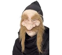 Smiffys Men's Digger Mask Half Face with Hood