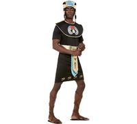 Smiffys Men's Egyptian King Costume Set in Black | Size: Large Smiffys Black L