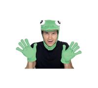 Smiffys Men's Frog Kit with Hood and Gloves
