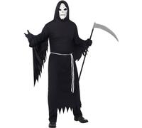 Smiffys Men's Grim Reaper Costume Set in Black | Size: Medium Smiffys Black M