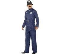 Smiffys Men's London Bobby Costume in Blue | Size: Medium Smiffys Blue M