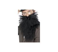 Smiffys Long Beard & Tash, Black , Cosmetics and Disguises Fancy Dress, Cosmetic Dress Up Cosmetics & Disguises Halloween