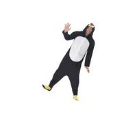 Smiffy's Men's Penguin Costume, Hooded All In One, Party Animals, Serious Fun, - costume penguin fancy dress mens animal adult zoo outfit ladies
