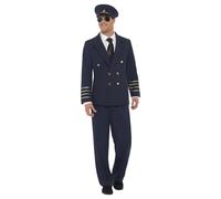 Smiffys Mens Pilot Costume Set