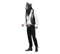 Smiffys Men's Pirate Costume Set in Black Smiffys Black