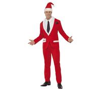 Smiffys Men's Santa Cool Costume Set in Red | Size: Medium Smiffys Red M
