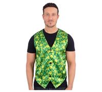 Smiffys Mens Shamrock Costume Waistcoat