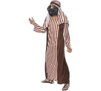 Smiffys Men's Shepherd Costume in Dark Brown Smiffys Dark Brown