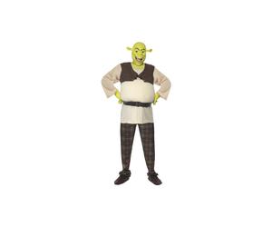 Smiffy's Men's Shrek Costume, Padded Top, Trousers & Mask, Shrek, Size: M, -