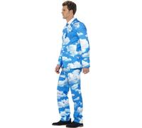 Smiffys Men's Sky High Costume Suit in Blue | Size: Large Smiffys Blue L