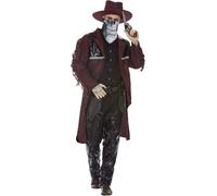 Smiffys Men's Smiffys Deluxe Dark Spirit Western Cowboy Costume Smiffys Deluxe D