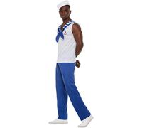 Smiffys Mens Smiffys High Seas Sailor Costume Smiffys High Seas Sailor Costume