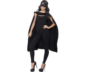 Smiffys Men's Superhero Accessory Kit (Black)