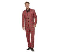 Smiffys Mens Tartan Costume Suit Set