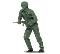 Smiffys, Mens Toy Soldier Costume, Top, Pants, Belt, Helmet and Foot Plate, M, Green