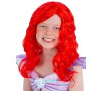 Smiffys Mermaid Wig in Red Smiffys Red